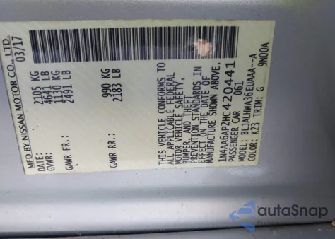 2017 Nissan Maxima 3.5 Platinum from USA, damaged, VIN 1N4AA6AP2HC420441